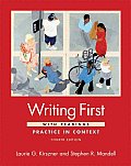 Writing First with Readings Practice in Context