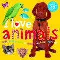 I Love Animals Sticker Book