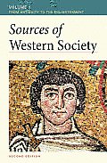Sources of Western Society Volume 1 From Antiquity to the Enlightenment