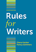 Rules for Writers with Writing about Literature 7th Edition