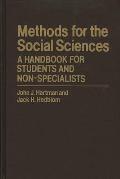Methods for the Social Sciences: A Handbook for Students and Non-Specialists