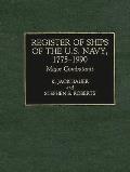 Register of Ships of the U.S. Navy, 1775-1990: Major Combatants