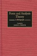 Form and Analysis Theory: A Bibliography