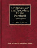 Criminal Law & Procedure For The Paraleg
