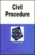 Civil Procedure In A Nutshell 4th Edition