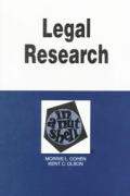 Legal Research In A Nutshell 6th Edition
