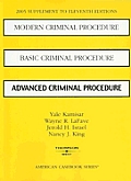 Modern Criminal Procedure Basic Criminal Procedure Advanced Criminal Procedure 2005