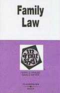 Family Law In A Nutshell 5th Edition