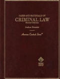 Cases & Materials On Criminal Law 2nd Edition