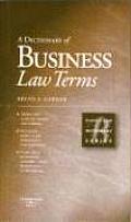 Dictionary of Business Law Terms Blacks Law Dictionary Series