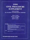 1999 Civil Procedure Supplement