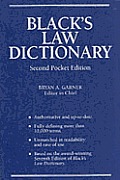 Blacks Law Dictionary 2nd Pocket Edition