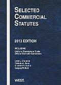 Selected Commercial Statutes 2013
