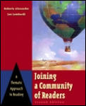 Joining A Community Of Readers 2nd Edition