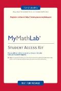 My Math Lab Student Access Kit