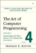 Art of Computer Programming Generating All Trees History of Combinatorial Generation