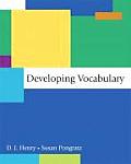 Developing Vocabulary