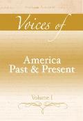 Voices of America Past & Present Volume I