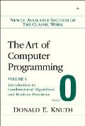 Art of Computer Programming Fascicle 0 Introduction to Combinatorial Algorithms & Boolean Functions