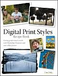 Digital Print Styles Recipe Book Getting Professional Results with Photoshop Elements & Your Inkjet Printer