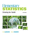 Elementary Statistics: Picturing the World Plus Mymathlab/Mystatlab Student Access Code Card