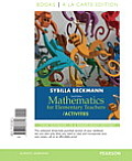 Mathematics for Elementary Teachers with Activities Books a la Carte Edition