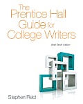 Prentice Hall Guide for College Writers Brief Edition with New Mycomplab with Etext