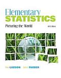 Elementary Statistics: Picturing the World Plus Mystatlab Student Access Code Card