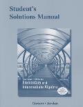 Students Solutions Manual For Elementary & Intermediate Algebra
