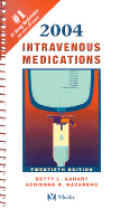 Intravenous Medications 2004 20th Edition