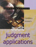 Audit Judgement Applications: An Integrated Case