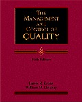 Management and the Control of Quality with Student CD-ROM