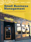 Small Business Management An Entrepreneurial Emphasis With CD ROM