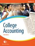College Accounting 19th Edition Chapters 1 9