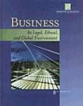 Business Its Legal Ethical & Global Environment