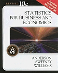 Statistics for Business & Economics Revised 10th Edition