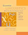 Essential Linguistics What You Need to Know to Teach Reading ESL Spelling Phonics & Grammar