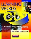 Learning Words Inside & Out Grades 1 6 Vocabulary Instruction That Boosts Achievement In All Subject Areas