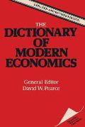 The Dictionary of Modern Economics