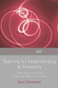Teaching for Understanding at University: Deep Approaches and Distinctive Ways of Thinking