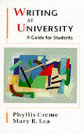 Writing for a University: A Guide for Students