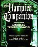 Vampire Companion The Official Guide To Anne