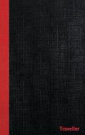 dans Traveller Casebound Hardcover Notebooks, 6 x 9, Black/Red, 108 Ruled pages