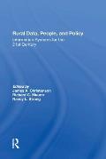 Rural Data, People, And Policy: Information Systems For The 21st Century