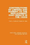 Contributions of Limperg and Schmidt to the Replacement Cost Debate in the 1920s