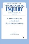 Commentaries: Psychoanalytic Inquiry, 1.2