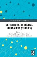 Definitions of Digital Journalism (Studies)