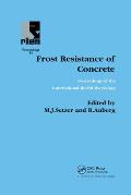 Frost Resistance of Concrete