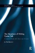 The Aboutness of Writing Center Talk: A Corpus-Driven and Discourse Analysis
