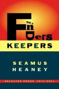 Finders Keepers Selected Prose 1971 2001